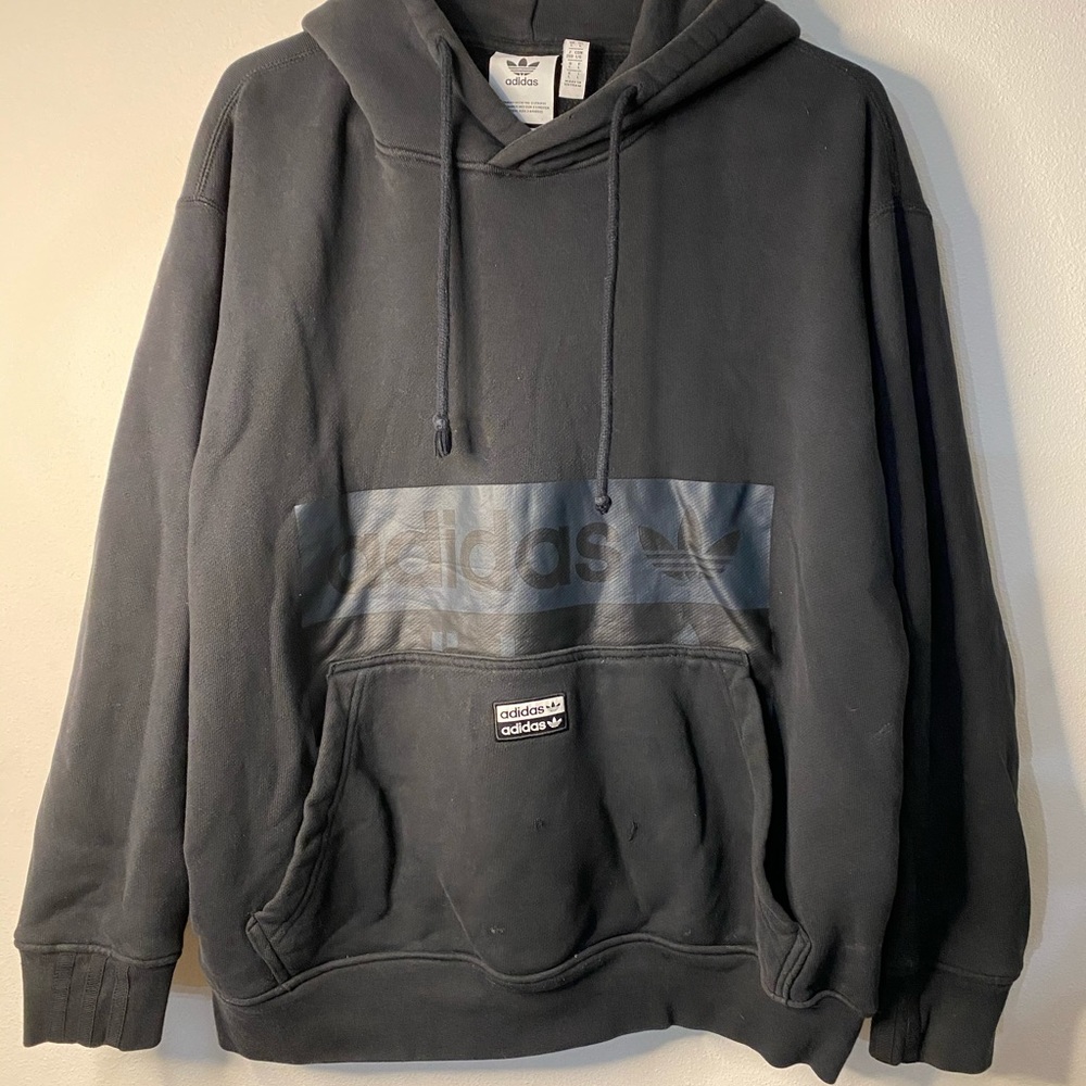 Size large adidas hoodies comfy
